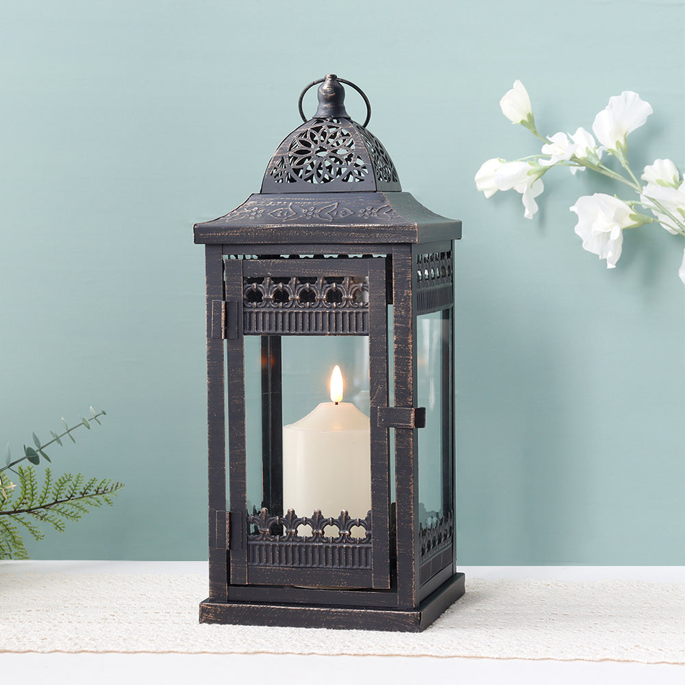 14.5'' High Vintage Style Candle Lantern