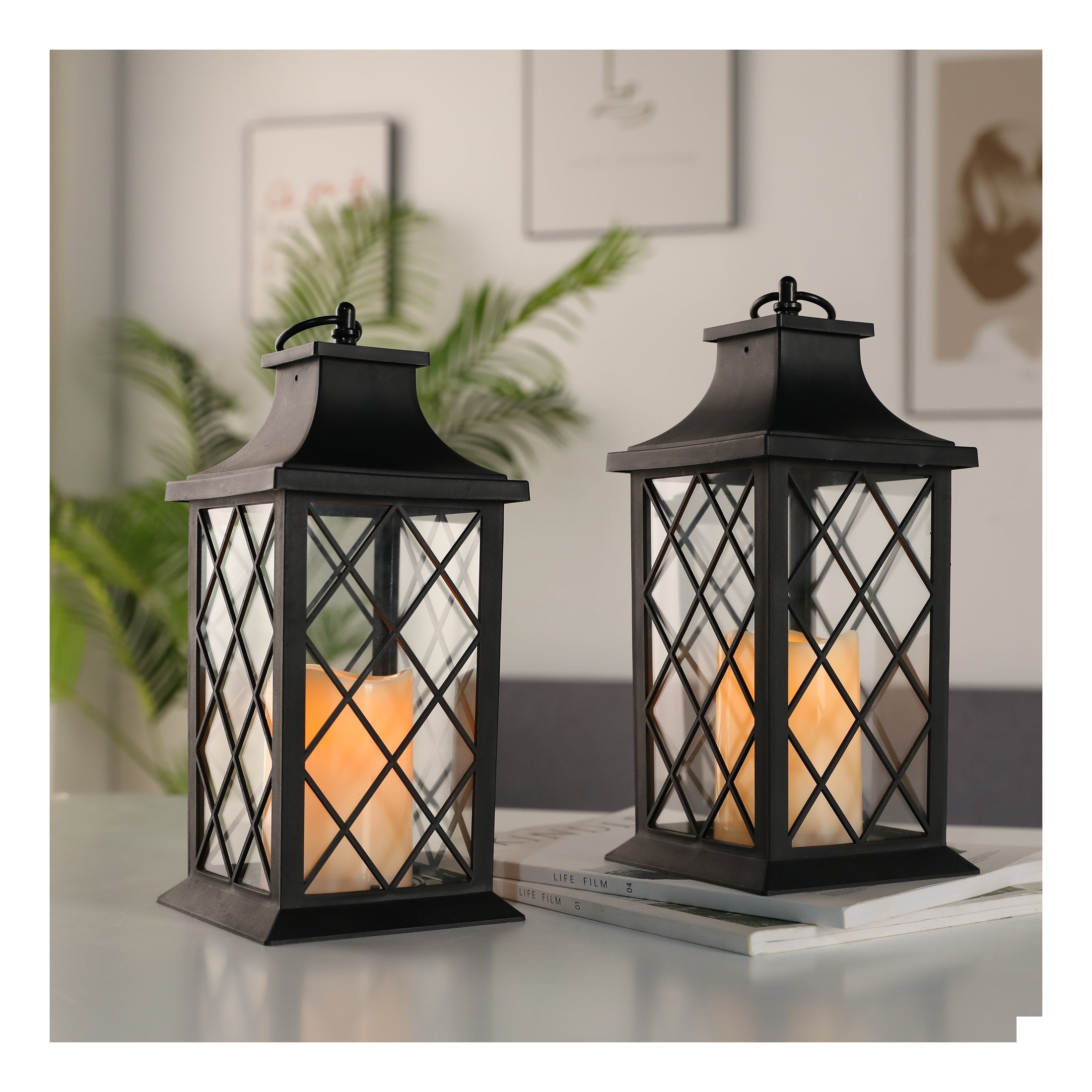 Outdoor lantern lights