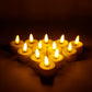 12 Pack Flickering Flameless Candles with Breathing Lights(Warm White)