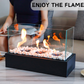 18"x 8''x11.5" Portable Tabletop Fireplace–Clean-Burning Bio Ethanol Ventless Fireplace