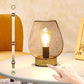 8"H Touch Adjustable Tischlampe von JHY DESIGN (Bronze-Ei, Holzsockel)