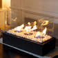 18"x 8''x11.5" Portable Tabletop Fireplace–Clean-Burning Bio Ethanol Ventless Fireplace